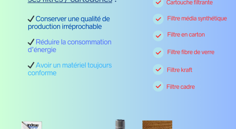 Pensez à anticiper le changement de vos filtres et cartouches