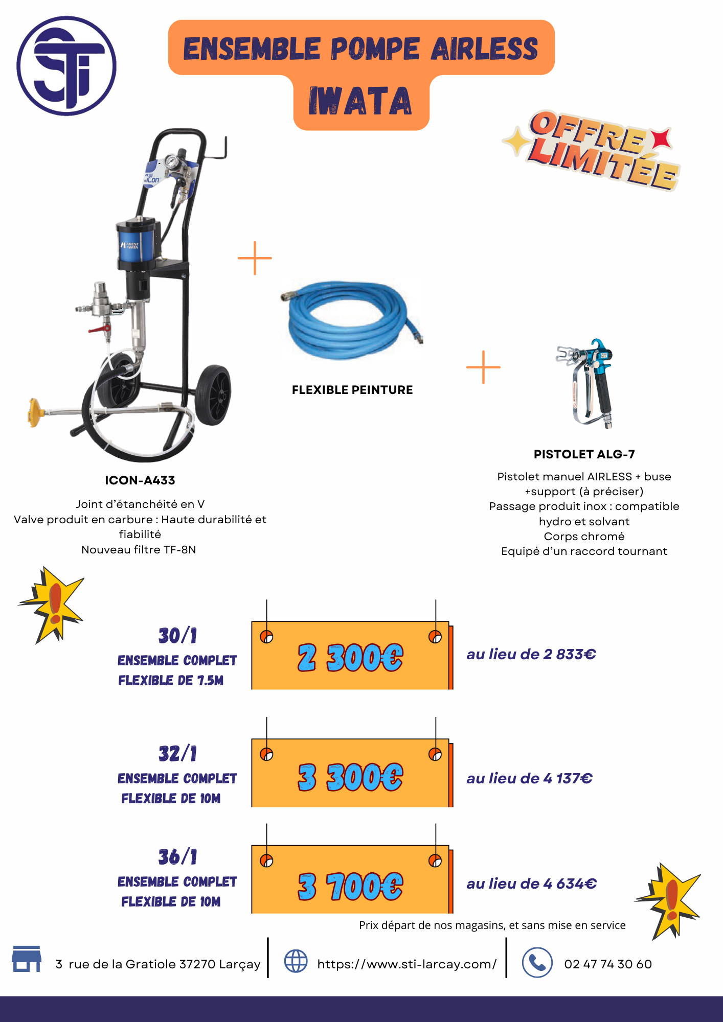 sti-pompe-airless-ICON-A433-IWATA-larçay-industrie-peinture-matériel-industry-paint-material-pump